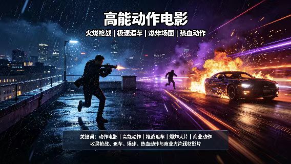 高能动作电影专区｜火爆枪战竞速超燃动作合集