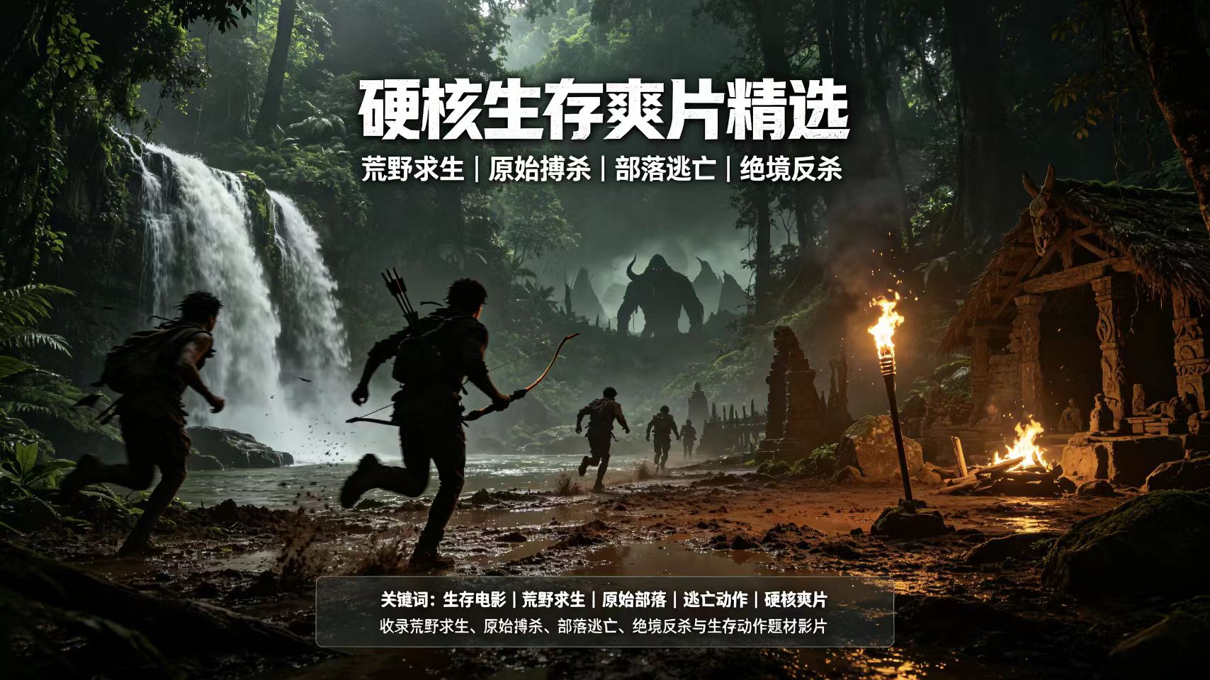 硬核生存爽片精选｜荒野绝境原始求生电影合集